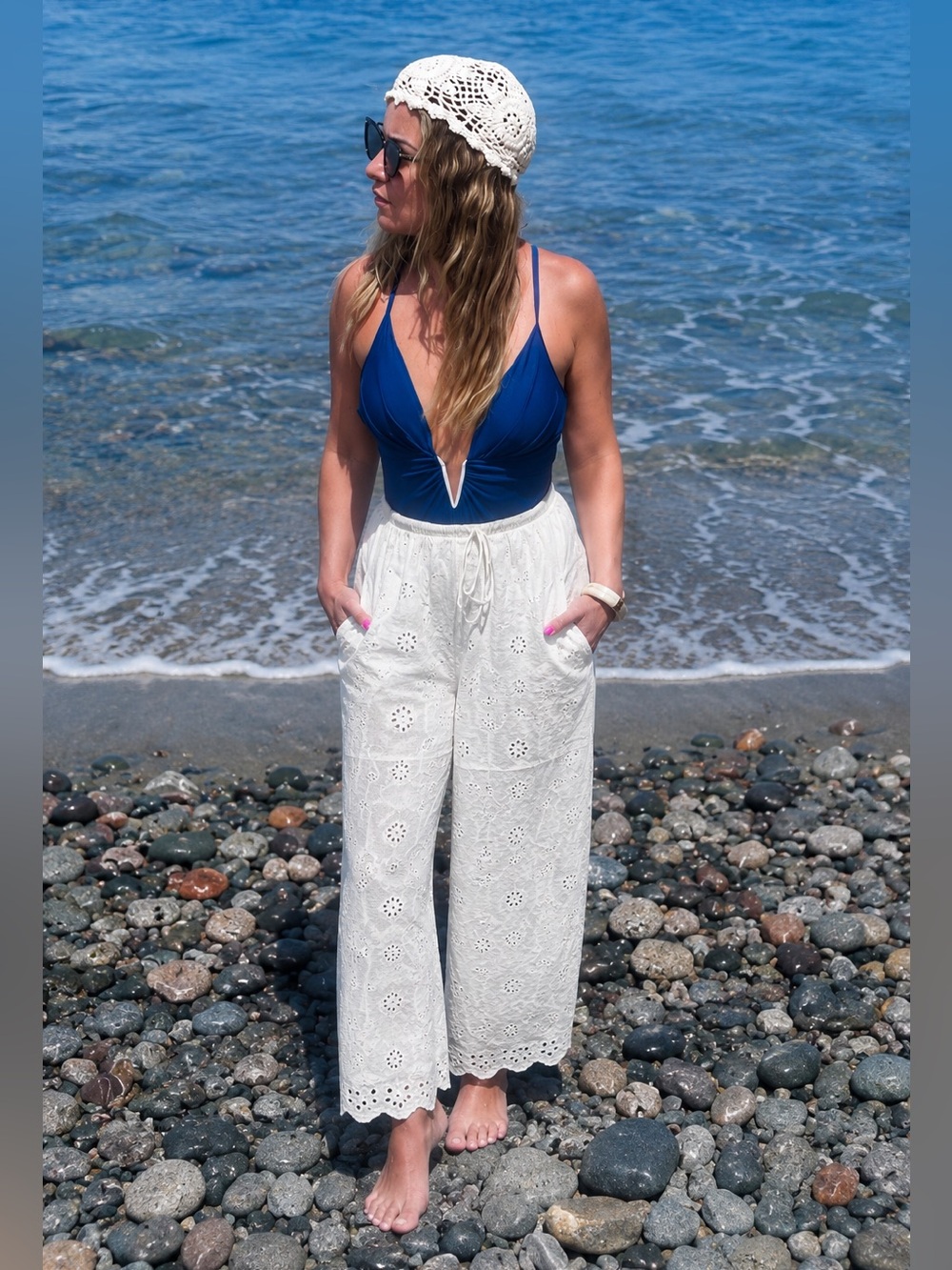 NEW ZARA EMBROIDERED LUXURY SUMMER/VACATION PANTS SIZE L
🚨NO DISCOUNT